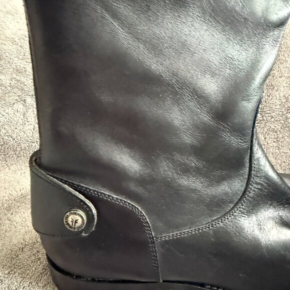 Frye Melissa Button Riding Boot - Picture 2 of 7